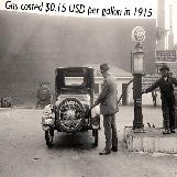 Cost to Fill Up Gasoline in 1915
